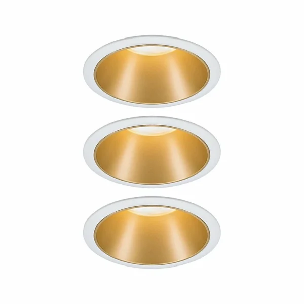 Castorama 3 Spots à Encastrer Cole LED Intégrée IP44 3×6,5 W Blanc Protections acheteurs 1