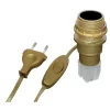 fashioniable Castorama Adaptateur Bouteille Tibelec E14 60W 4Z 250V Plastique Or 5