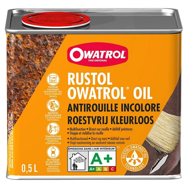 magasin pas cher Castorama Anti-rouille 0,5L Rustol Owatrol 1