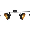 magasin en ligne france Castorama Barre Brillant Layton Noir Et Or H.23,5 Cm 5