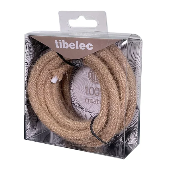 de garantie authentique Castorama Câble D’alimentation électrique Rond En Corde Tibelec 3m 1
