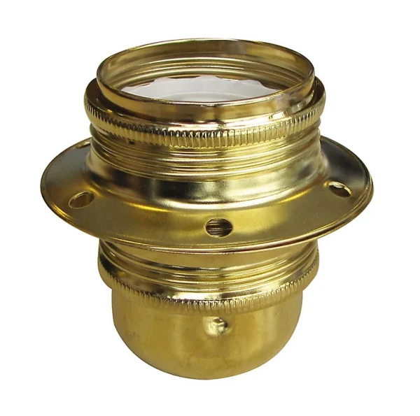 Castorama Douille E27 + Bague Tibelec Acier Laiton luxe soldes 1