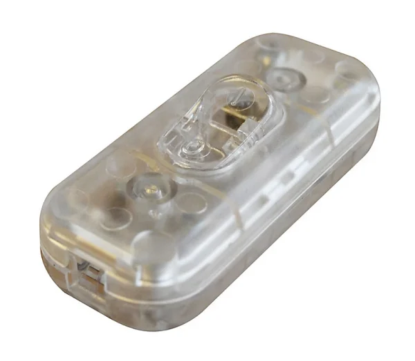 Castorama Interrupteur à Bascule Bipolaire TIBELEC 6A 250V Transparent en ligne 1