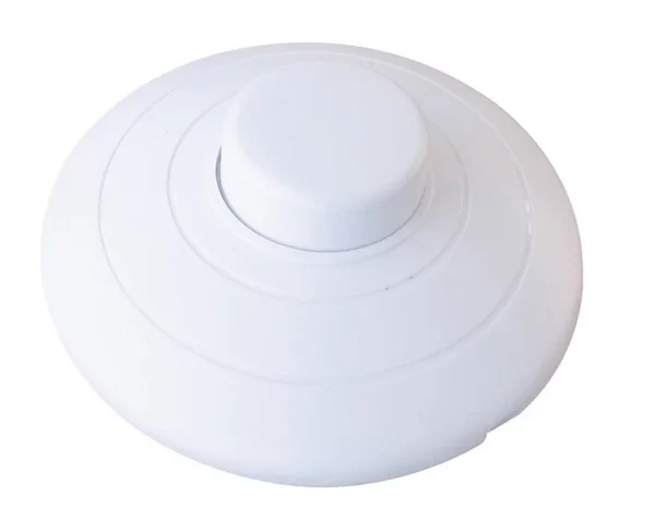 Castorama Interrupteur à Pied Unipolaire TIBELEC 2A 250V Blanc REMISE allant 1