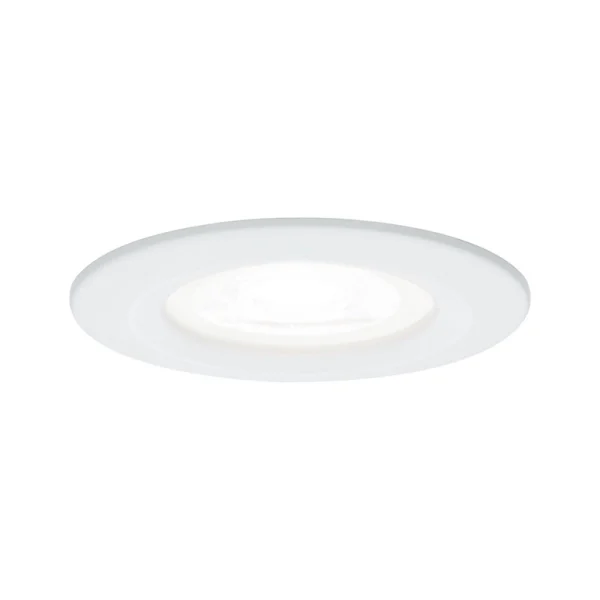 l'unique style Castorama Kit Encastrable Nova Rd Fixe LED IP44 1×6,5W 4000K 230V GU10 51mm Blanc Dép/alu Zinc 1