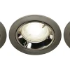 vente en ligne Castorama Lot 3 Spots à Encastrer Caius LED GU10 Ø8,5cm IP44 345lm 50W 5.2W GoodHome Blanc Neutre Chrome 7