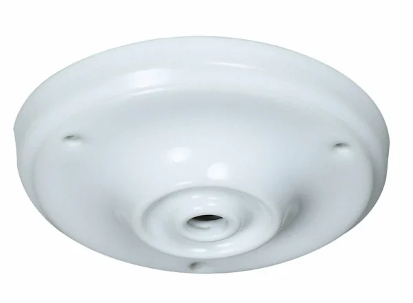 excellents soldes Castorama Pavillon Céramique Blanc Ø10,5 X H. 3cm Tibelec 1