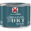 Castorama Peinture Bois Couleurs D’ici Bleu Feutré Velours V33 0,125L vente chaude 5