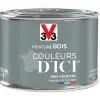 Castorama Peinture Bois Couleurs D’ici Gris Végétal Velours V33 0,125L grande popularité 5