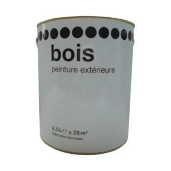 Castorama Peinture Bois Extérieur Bleu Océan Satin 2,5L magasin solde 1