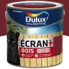 destockage Castorama Peinture Bois Extérieur Ecran+ Bois Dulux Valentine Satin Rouge Basque RAL 3004 2L 7
