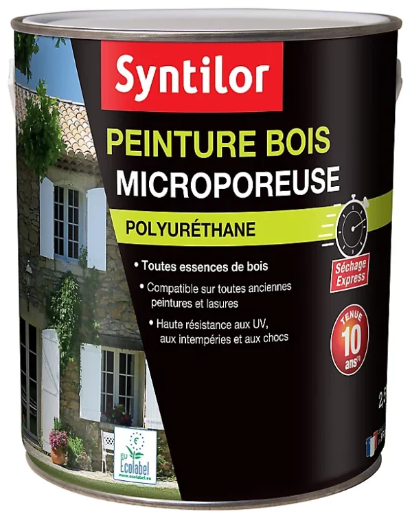 Castorama Peinture Bois Microporeuse Intérieur Extérieur Beige Sable Syntilor 2,5L grossiste en ligne 1