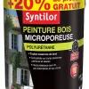 remise en ligne Castorama Peinture Bois Microporeuse Intérieur Extérieur Rouge Basque Syntilor 2,5L + 20% Gratuit 7