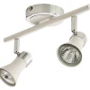 acheter Castorama Réglette 2 Spots Aphroditus Métal Blanc GU10 2×50 W 7