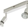 Castorama Réglette 2 Spots Sasha Métal Chrome GU10 2×50 W a Prix Discount 7