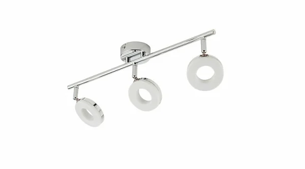 soldes en ligne Castorama Réglette 3 Spots LED Colours Muesis Chrome 3 X 3,5W 1