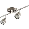 ﻿soldes Castorama Réglette 4 Spots Apheliotes Métal Chrome GU10 4×35 W 5