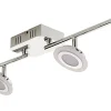 achetez Castorama Réglette 4 Spots Harpies Métal/verre Chrome LED 4×5,5 W 7