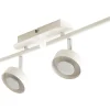 Castorama Réglette 4 Spots Tharros Métal Blanc LED 4×6 W magasin france 5