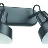 Castorama Réglette Spot 2 Lumières E14 10W GoodHome Yarra Noir Mat L.28,5 X L.22,4 X H.18.5 Cm boutique en ligne france 5