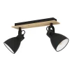 Paiement sécurisé Castorama Réglette Spot 2 Lumières E14 28W Eglo Grimsby Noir L.33 X L.8 X H.20 Cm 7