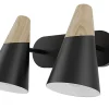 Castorama Réglette Spot 2 Lumières E14 5W GoodHome Arraqis Noir Mat L.22 X L.21 X H.8 Cm Couleurs variées 7