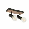 Castorama Réglette Spot 2 Lumières E27 40W Corep Conrad Noir L.28 X H.12 Cm france en ligne 7