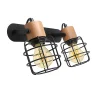 garantie de qualité Castorama Réglette Spot 2 Lumières E27 40W Seynave Wayne Noir L.3 X L.1,7 X H.1.8 Cm 7