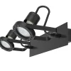 Castorama Réglette Spot 2 Lumières GU10 5W GoodHome Chaman Noir Mat L.30 X L.17 X H.7 Cm pas cher en vente 5