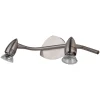 Castorama Réglette Spot 2 Lumières GU10 7W GoodHome Aspis Nickel Satiné L.39 X L.9 X H.16 Cm mode pas cher 7