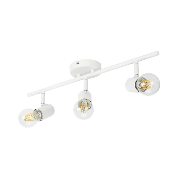 Castorama Réglette Spot 3 Lumières E27 8.6W GoodHome Ghlin Blanc Mat L.50 X L.10 X H.15 Cm Livraison rapide 1