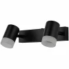 grossiste en ligne Castorama Réglette Spot LED Intégrée 2 Lumières 350 Lm 7W Blanc Chaud GoodHome Maupin Noir Mat L.22 X L.5 X H.14 Cm 5