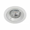 Castorama Spot à Encastrer Caius LED GU10 Ø8,5cm IP44 345lm 50W 5.2W GoodHome Blanc Neutre Pas Cher Magasin Soldes 5