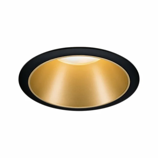 soldes en ligne Castorama Spot à Encastrer Cole LED Intégrée IP44 6,5 W Noir Et Or 1