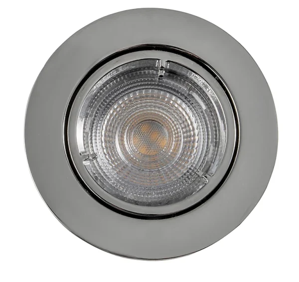 Castorama Spot à Encastrer Colours Caius IP20 Chrome Ø8,5 Cm qualité supérieure 1