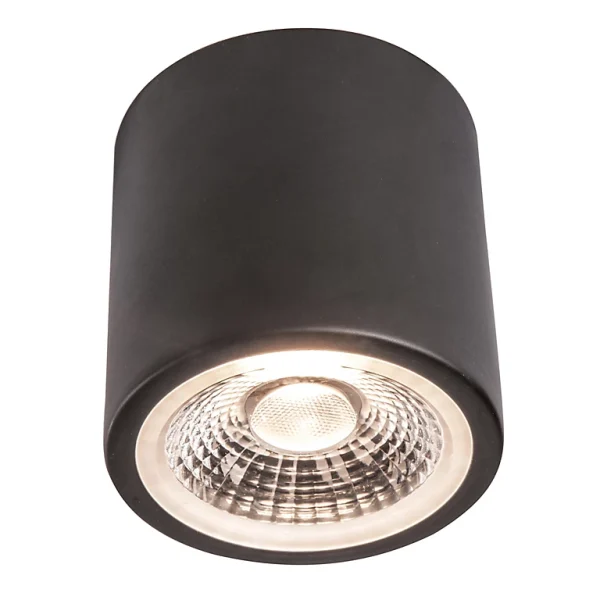 Castorama Spot Encastrable LED Intégrée Hera 850lm 12W IP20 Ø8,5cm Colours Noir grand choix 1