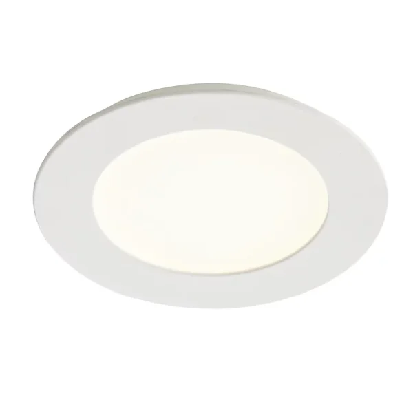 Castorama Spot Encastrable LED Intégrée Octave 380lm 4,8W IP20 Colours Blanc Ø12cm REMISE allant 1