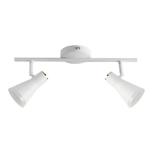 REMISE allant Castorama Spot LED Intégrée Vaughan 2 X 300 Lm Colours Blanc Chaud 1