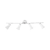 mode Castorama Spot Pliable LED Intégrée Vaughan 4 X 300 Lm Colours Blanc Chaud 5