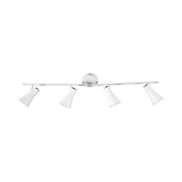 mode Castorama Spot Pliable LED Intégrée Vaughan 4 X 300 Lm Colours Blanc Chaud 1
