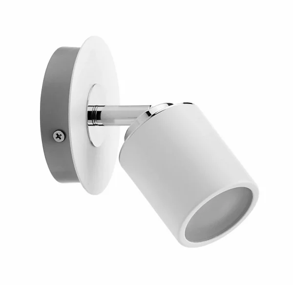 exclusivement disponibles Castorama Spots Tube IP44 Max. 1x10W GU10 Blanc/chrome 230V Métal 1